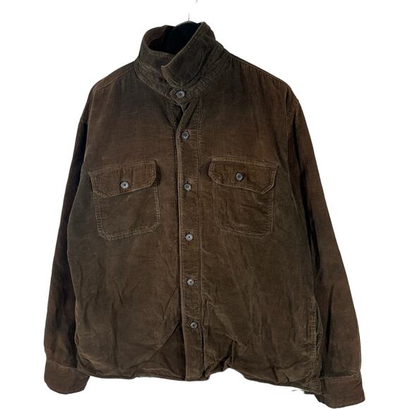 Chaps Denim Corduroy Button Down Jacket - Picture 3 of 8